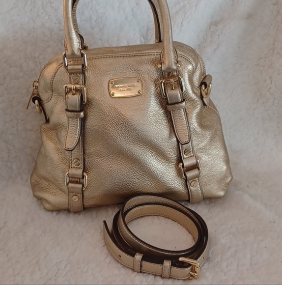 Michael Kors Gold Handbag - Picture 6 of 8